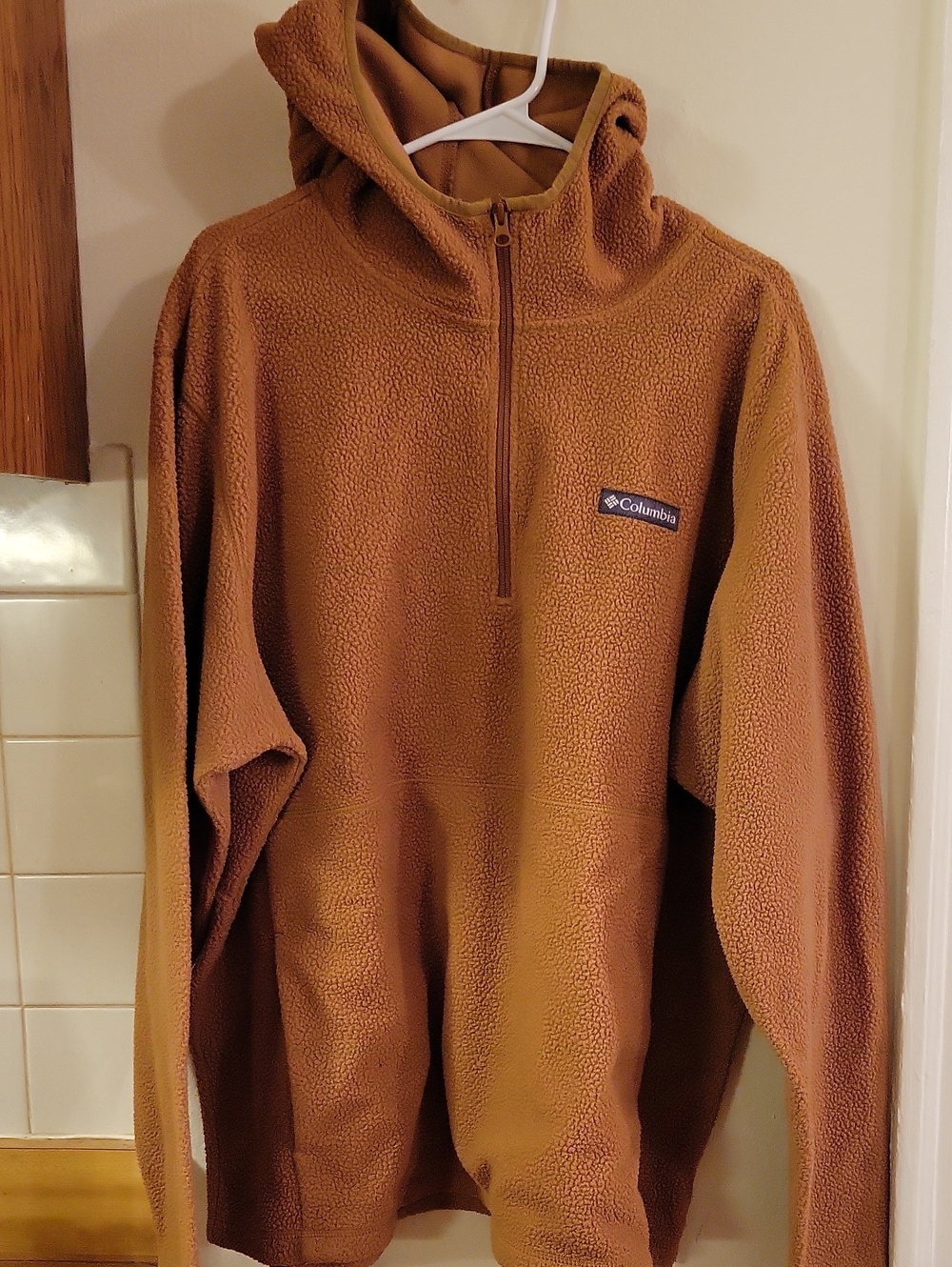 Brown Cozy Columbia Hoodie